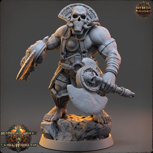 Doblar Grakk - The Mammoth Ogres of Skull Mountain - Unpainted Miniature