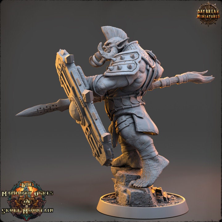 Jakzo Stormer - The Mammoth Ogres of Skull Mountain - Unpainted Miniature