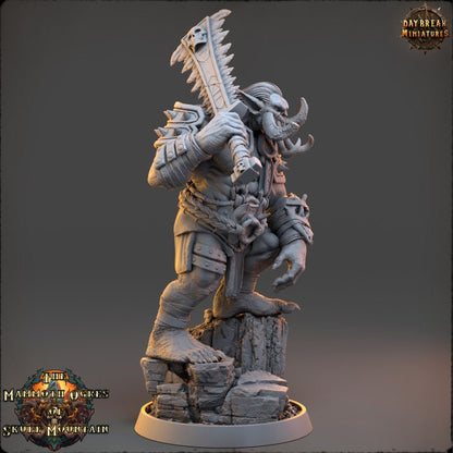 Lieutenant Mitrog - The Mammoth Ogres of Skull Mountain - Unpainted Miniature