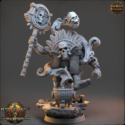 Skull Summoner Paktas Blox - The Mammoth Ogres of Skull Mountain - Unpainted Miniature