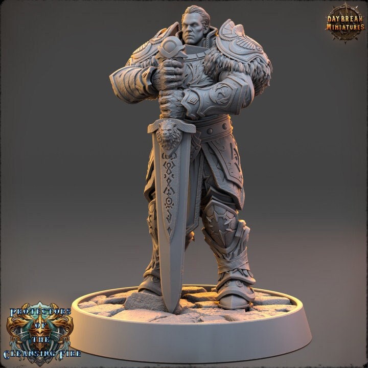 Viscount Stygian Shatterforge - The Protectors of the Cleansing Fire - Unpainted Miniature