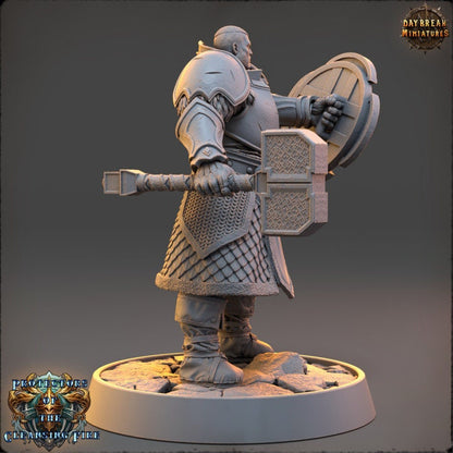 Sir Taphis Nightscorch - The Protectors of the Cleansing Fire - Unpainted Miniature