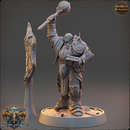 Stormlord Nicko Cinderwhisper - The Protectors of the Cleansing Fire - Unpainted Miniature