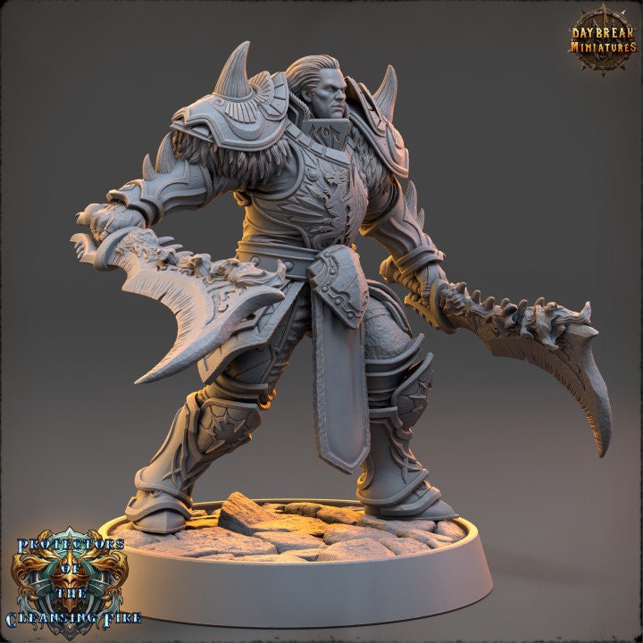 Marquis Malachite Bloodmoon - The Protectors of the Cleansing Fire - Unpainted Miniature