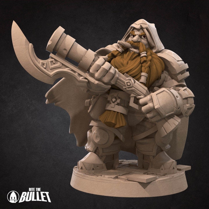 Dwarf Rifleman - Unpainted Miniature