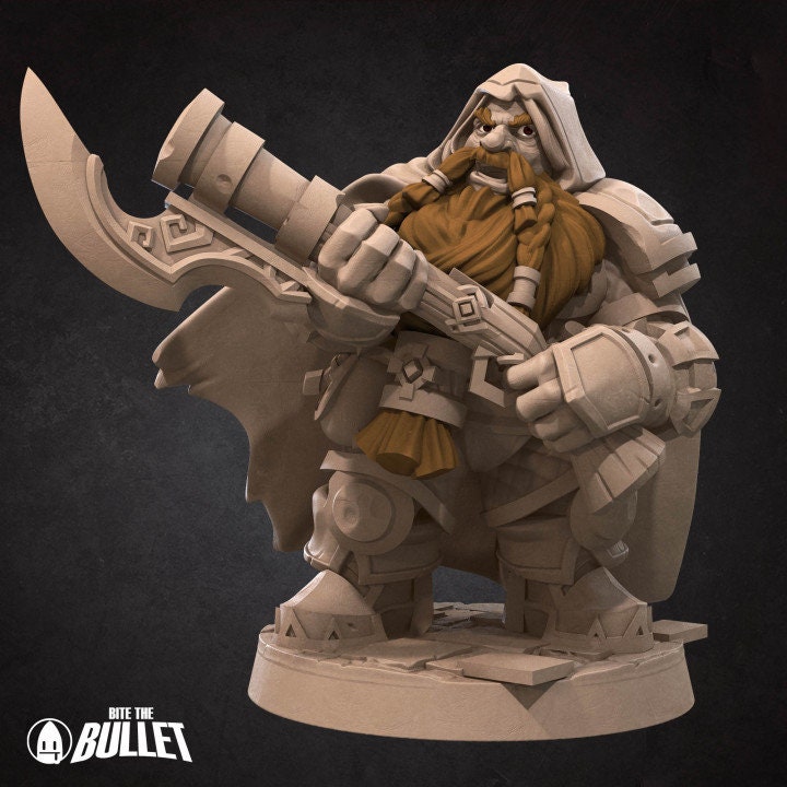 Dwarf Rifleman - Unpainted Miniature