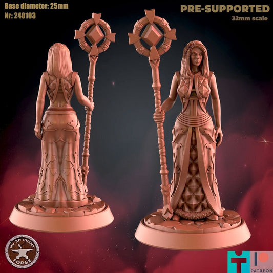 Dragon Queen - Human Form - 2 Poses - Unpainted Miniature