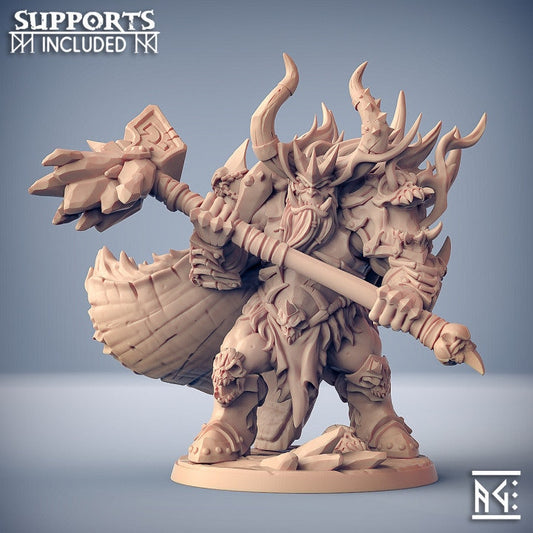 Gothrak Doomfist - Frostmetal Clan - Unpainted Miniature