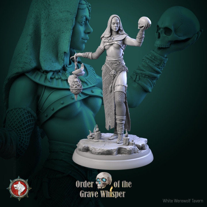 Female Cultists - Order of the Grave Whisper - Unpainted Miniature