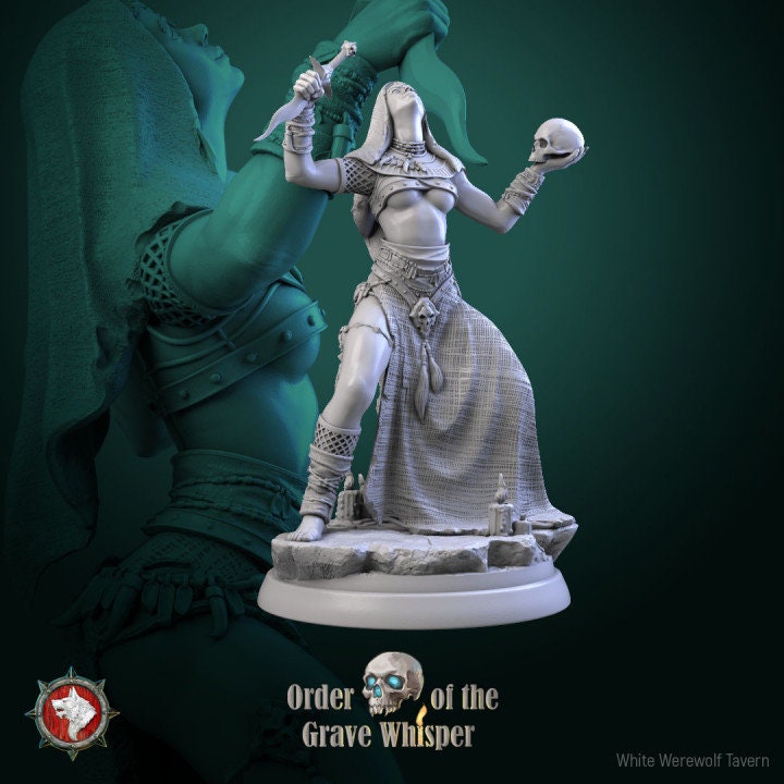 Female Cultists - Order of the Grave Whisper - Unpainted Miniature