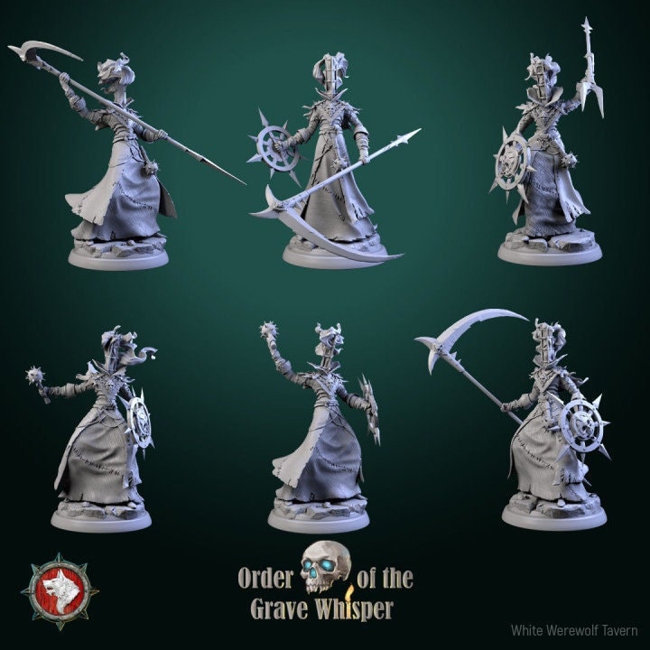 Firehead Cultists - Order of the Grave Whisper - Unpainted Miniature