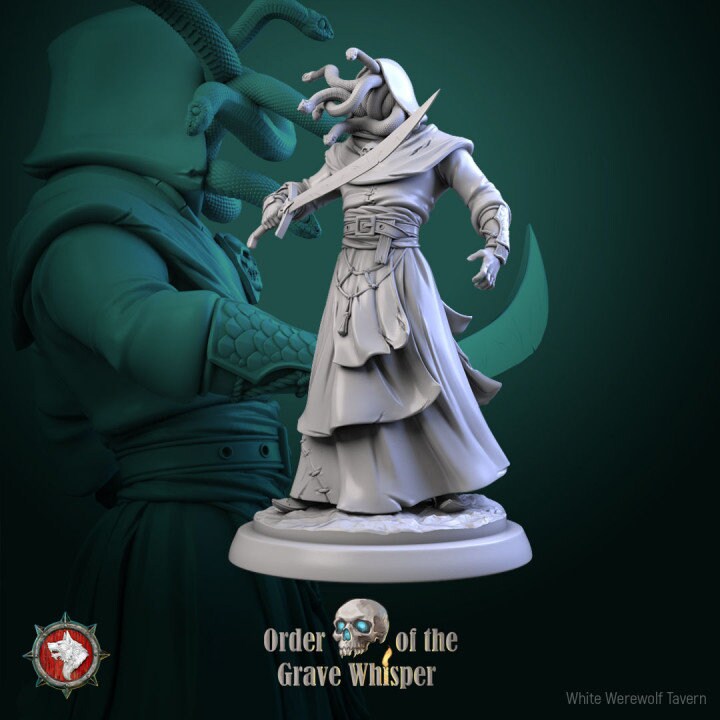 Snakehead Cultists - Order of the Grave Whisper - Unpainted Miniature