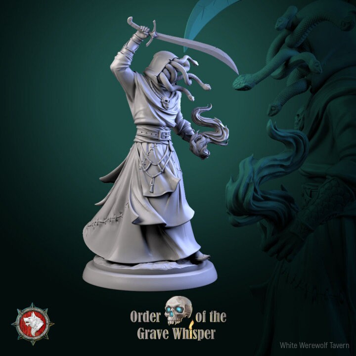 Snakehead Cultists - Order of the Grave Whisper - Unpainted Miniature