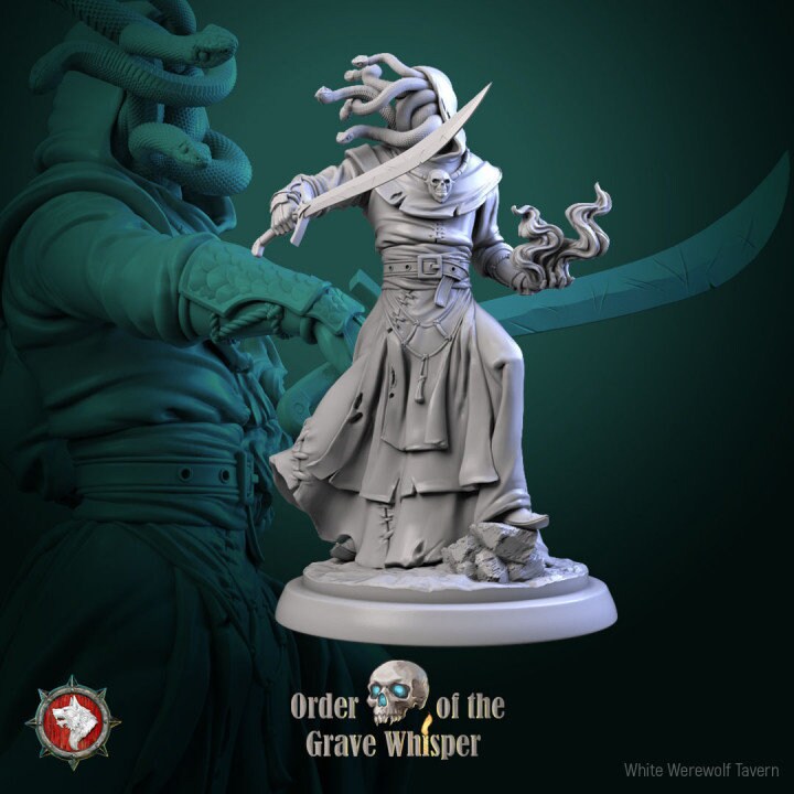 Snakehead Cultists - Order of the Grave Whisper - Unpainted Miniature