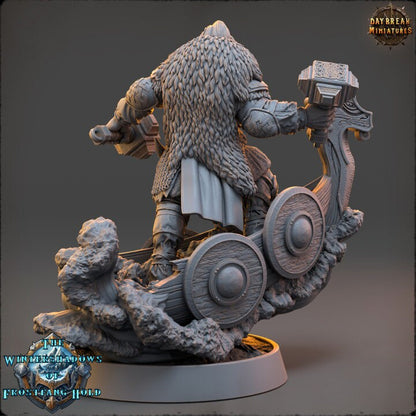 Baldur Stormstriker - The Wintershadows of Frostfang Hold - Unpainted Miniature