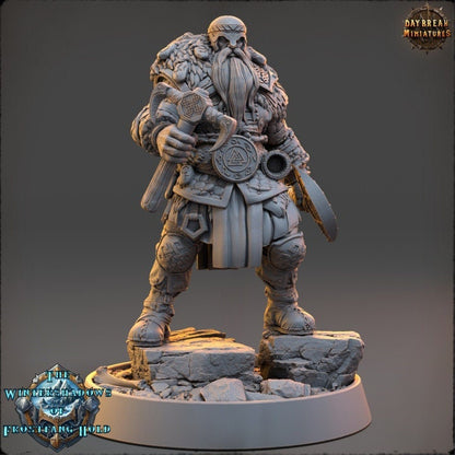 Haldor Skullsplitter - The Wintershadows of Frostfang Hold - Unpainted Miniature