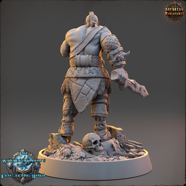 Gunnolf Ironjaw - The Wintershadows of Frostfang Hold - Unpainted Miniature