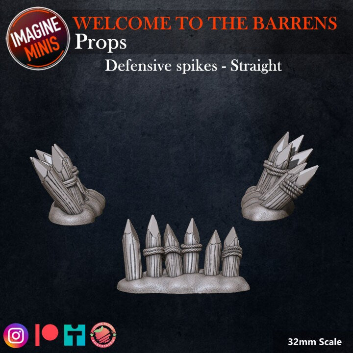 Orc Barricades - Unpainted Miniature