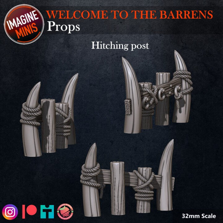 Orc Barricades - Unpainted Miniature