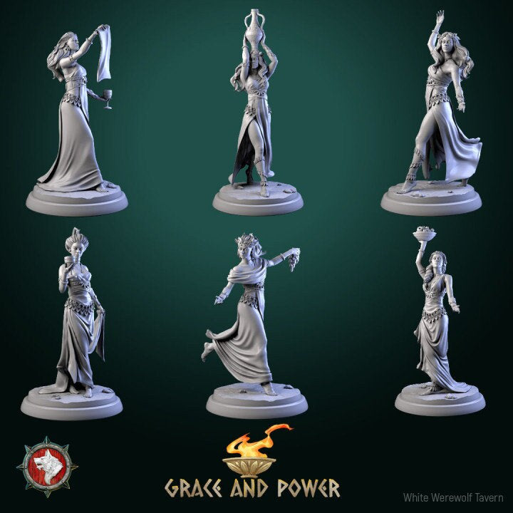 Hetairas - Grace and Power Set - Unpainted Miniature