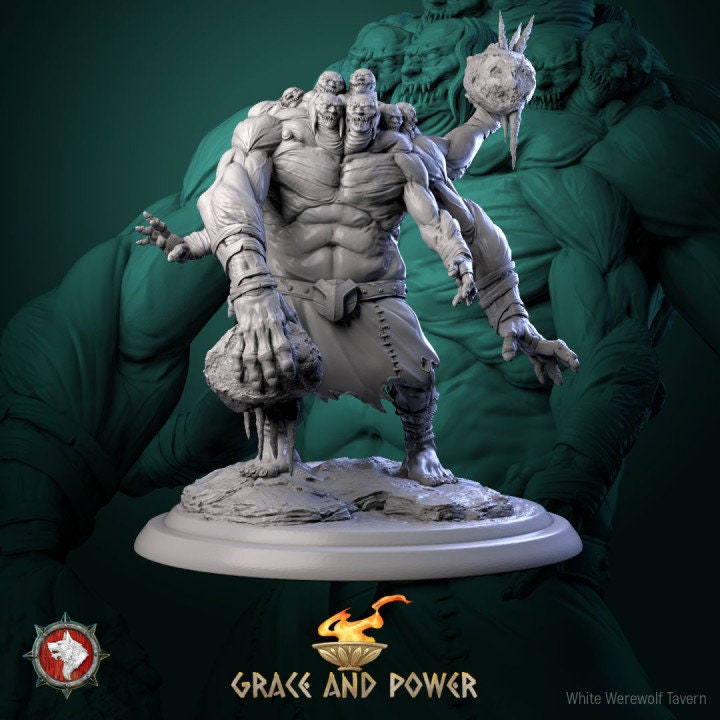 Hecatoncheires - 6 Poses - Grace and Power Set - Unpainted Miniature