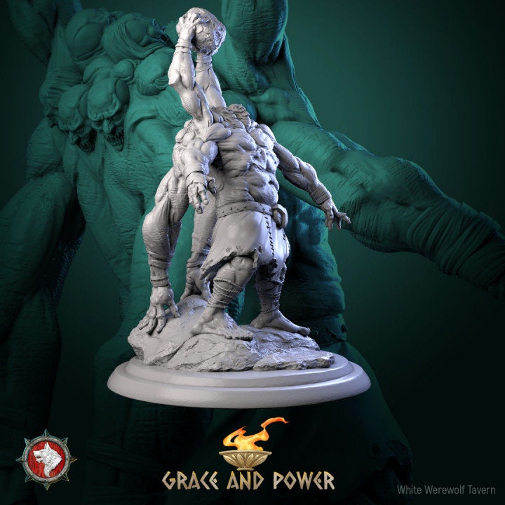 Hecatoncheires - 6 Poses - Grace and Power Set - Unpainted Miniature