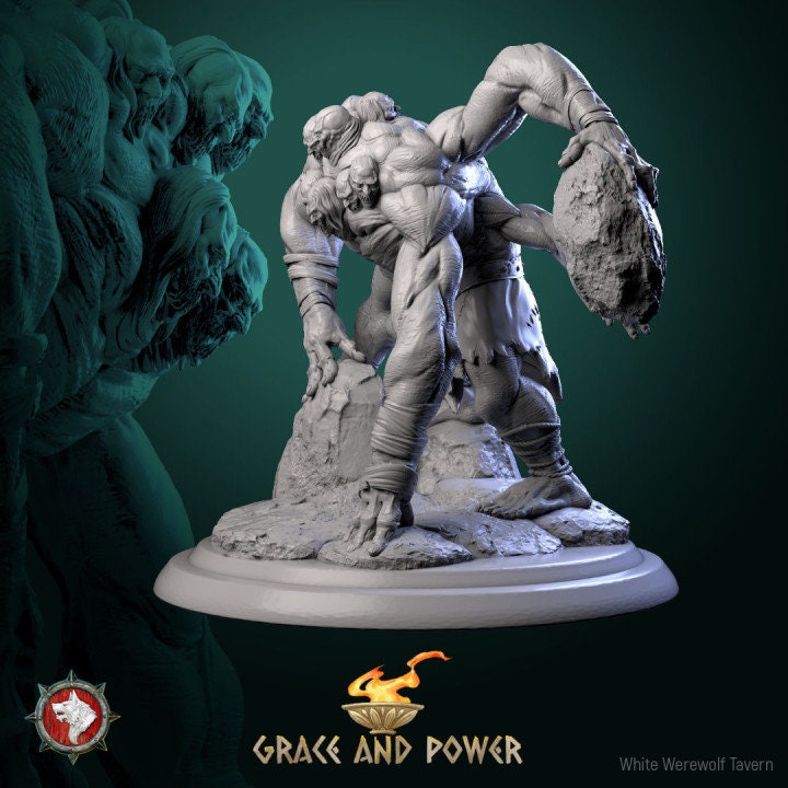 Hecatoncheires - 6 Poses - Grace and Power Set - Unpainted Miniature