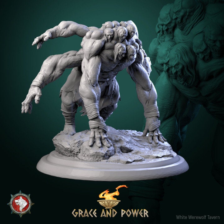 Hecatoncheires - 6 Poses - Grace and Power Set - Unpainted Miniature