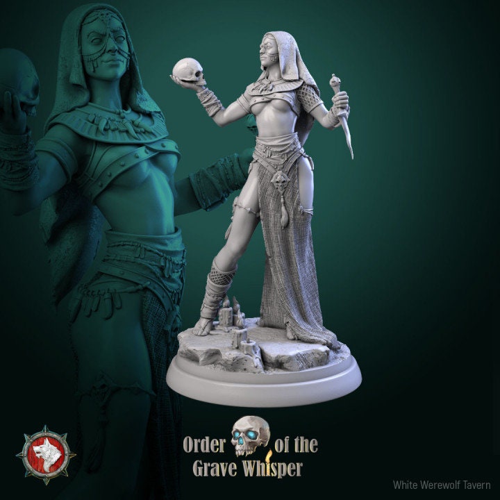 Female Cultists - Order of the Grave Whisper - Unpainted Miniature