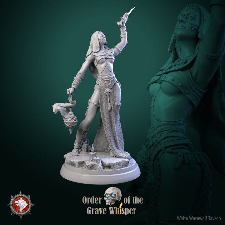 Female Cultists - Order of the Grave Whisper - Unpainted Miniature