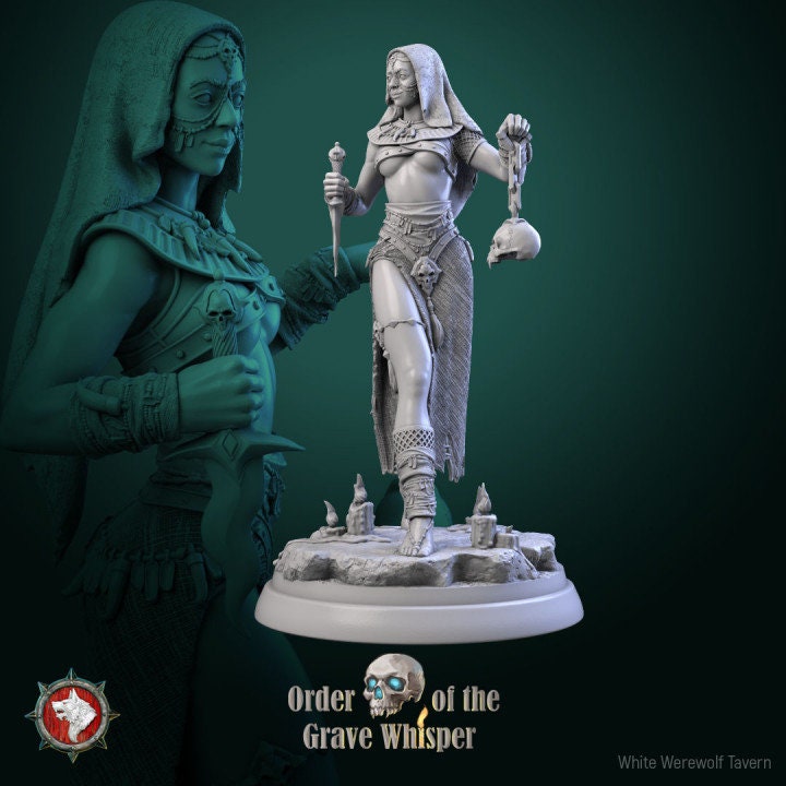 Female Cultists - Order of the Grave Whisper - Unpainted Miniature