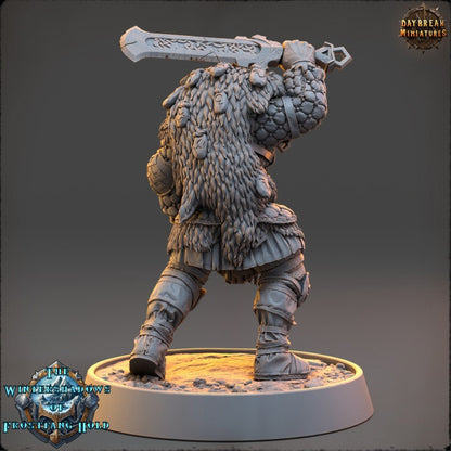 Eirik Frostbeard - The Wintershadows of Frostfang Hold - Unpainted Miniature