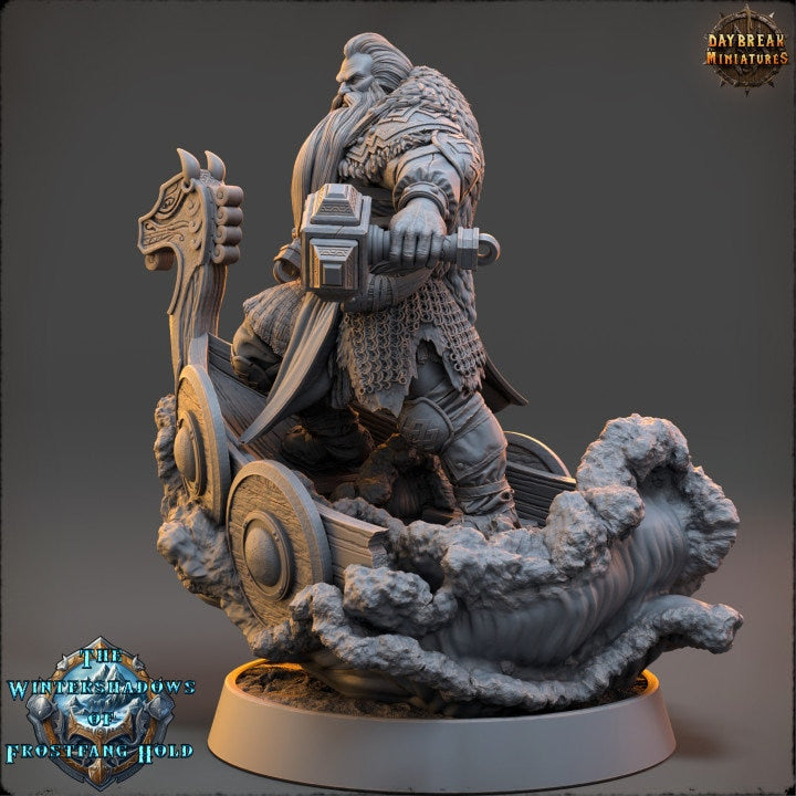 Baldur Stormstriker - The Wintershadows of Frostfang Hold - Unpainted Miniature