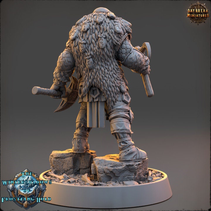 Haldor Skullsplitter - The Wintershadows of Frostfang Hold - Unpainted Miniature