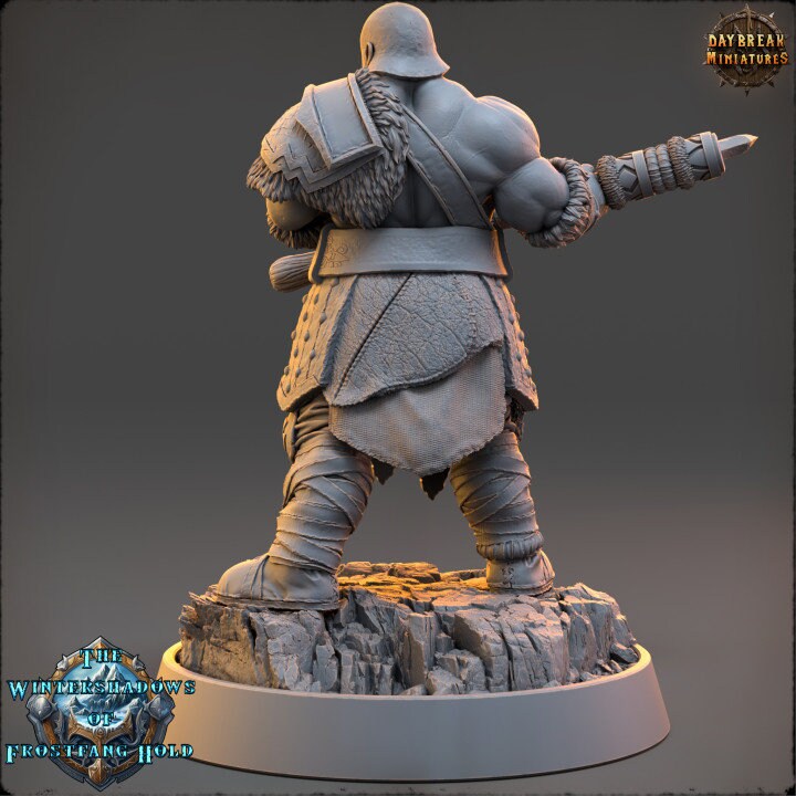 Torsten Ironhelm - The Wintershadows of Frostfang Hold - Unpainted Miniature