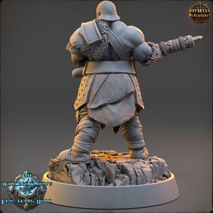 Torsten Ironhelm - The Wintershadows of Frostfang Hold - Unpainted Miniature