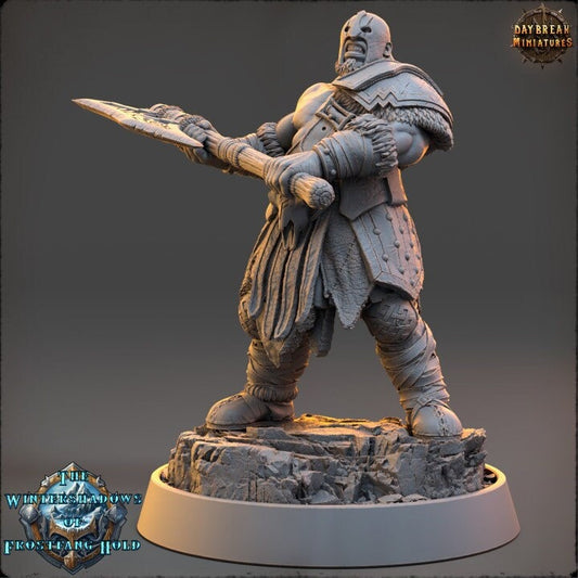 Torsten Ironhelm - The Wintershadows of Frostfang Hold - Unpainted Miniature