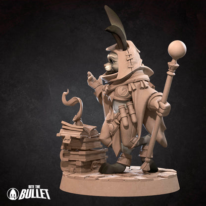 Rabbitfolk Wizard - Unpainted Miniature