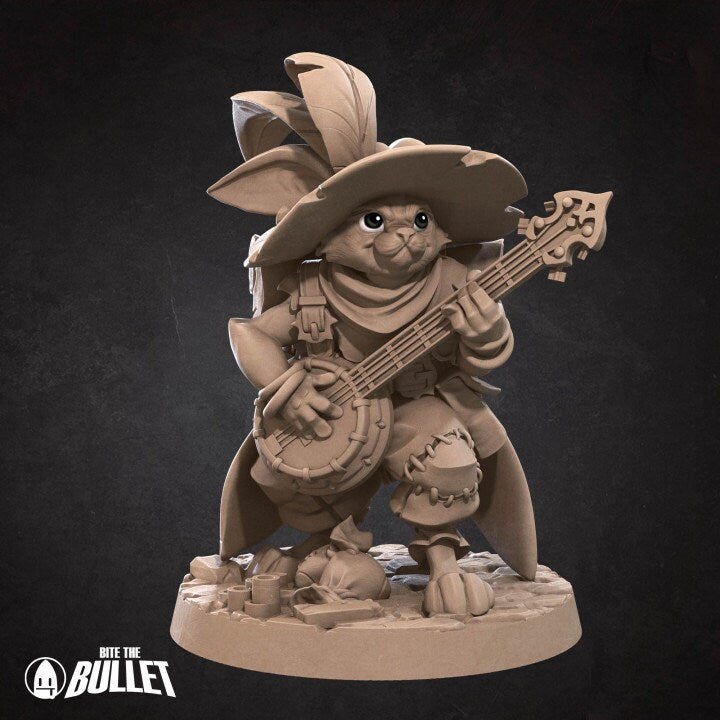Rabbitfolk Bard - Unpainted Miniature