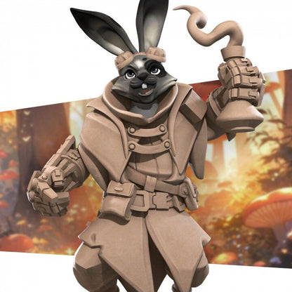 Rabbitfolk Artificer - Unpainted Miniature