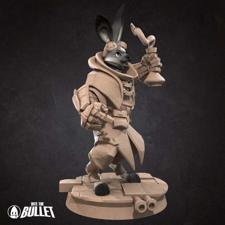 Rabbitfolk Artificer - Unpainted Miniature