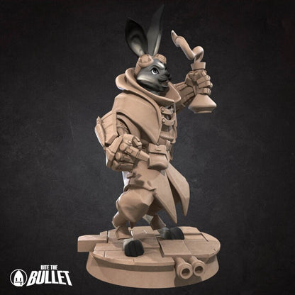 Rabbitfolk Artificer - Unpainted Miniature