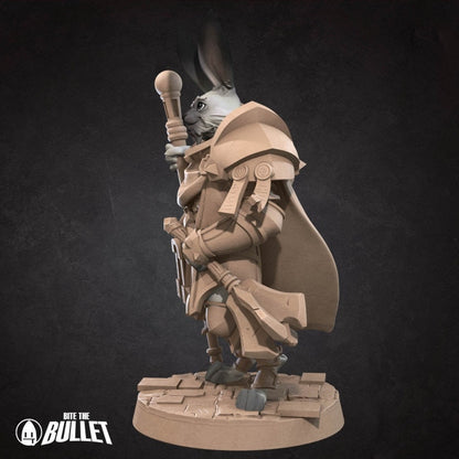 Rabbitfolk Cleric - Unpainted Miniature