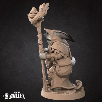 Rabbitfolk Druid - Unpainted Miniature