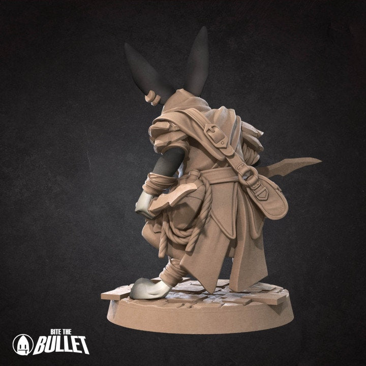 Rabbitfolk Rogue - Unpainted Miniature
