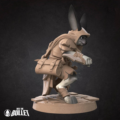 Rabbitfolk Rogue - Unpainted Miniature