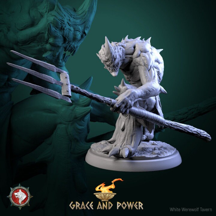 Rutterkins - 6 Poses - Grace and Power Set - Unpainted Miniatures