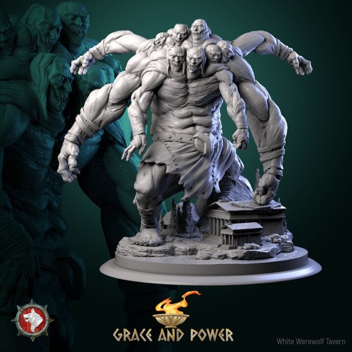 Hecatoncheires - 6 Poses - Grace and Power Set - Unpainted Miniature