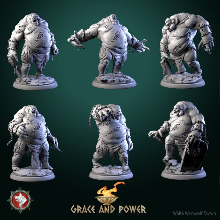 Manes - 6 Poses - Grace and Power Set - Unpainted Miniatures