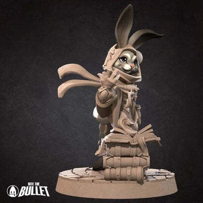 Rabbitfolk Wizard - Unpainted Miniature